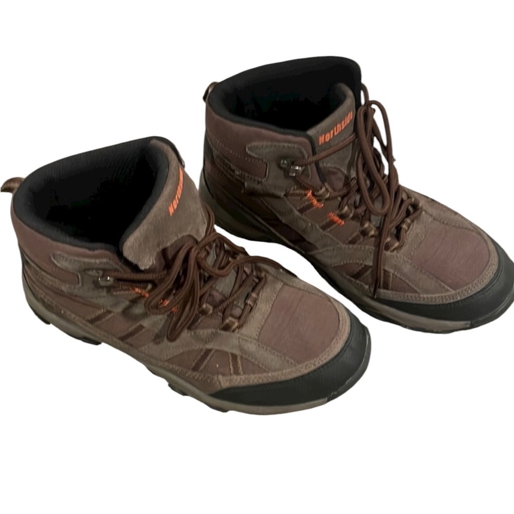 Northside Boys Youth Rampart Mid Waterproof Hiking Boot Size 6